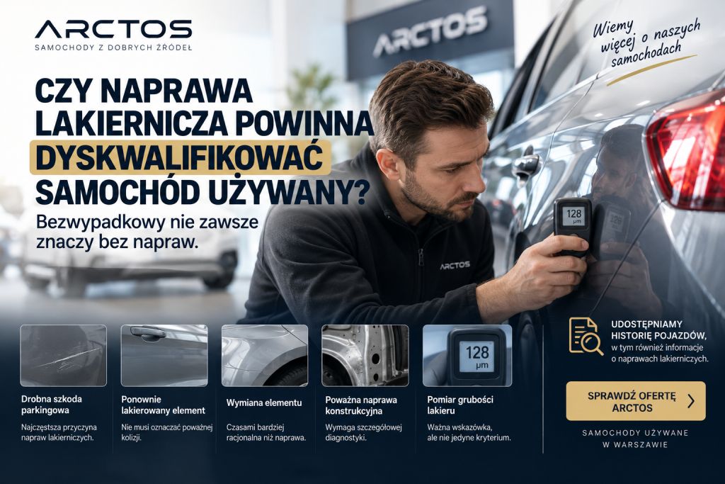 Czy naprawa lakiernicza powinna dyskwalifikować samochód używany